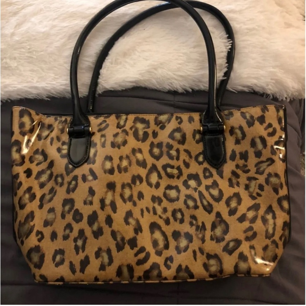 Leopard print Ralph Lauren shoulder bag